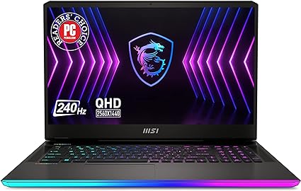 Read more about the article Best MSI Laptop Gaming Review: Raider GE77Hx 17.3″ QHD 240Hz Gaming Laptop: