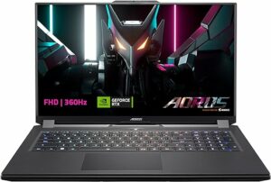 Read more about the article Best GIGABYTE AORUS 17H: 17.3″ Review (2024): Thin Bezel FHD1920x1080 360Hz Display, Laptop.